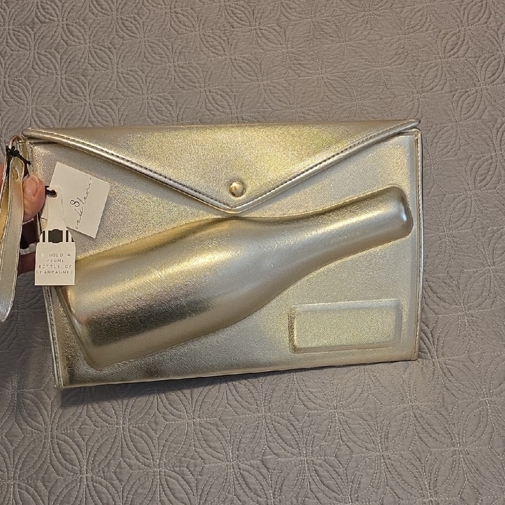 Gold Clutch Bag